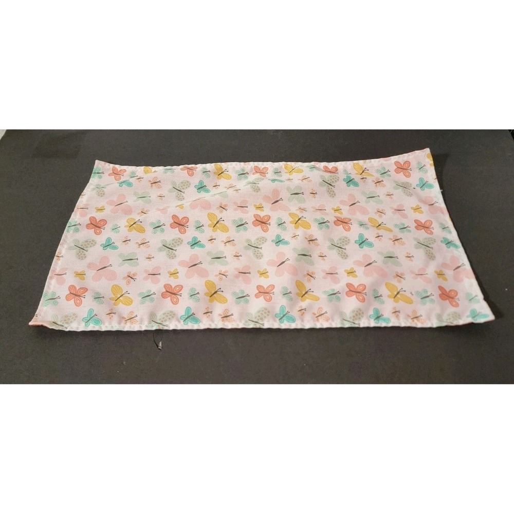 Barbie Doll Bed Blanket Comforter  Bedroom Dollhouse Toy Barbi Pink Butterflies‎